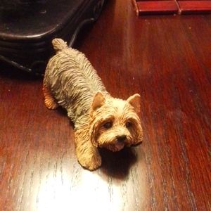 Sandi cast Vintage Yorkshire Terrier knick knack no chips or flea bites 😊
